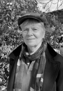 A greyscale image of Sandra Renew.